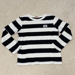Miki House Striped Long Sleeve Shirt